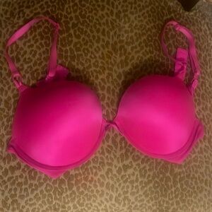 Victorias Secret hot pink padded bra